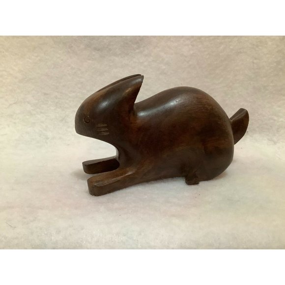 Other - Hand Carved Wood Rabbit Figurine